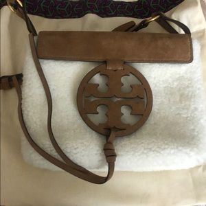 Tory Burch Miller shearling crossbody